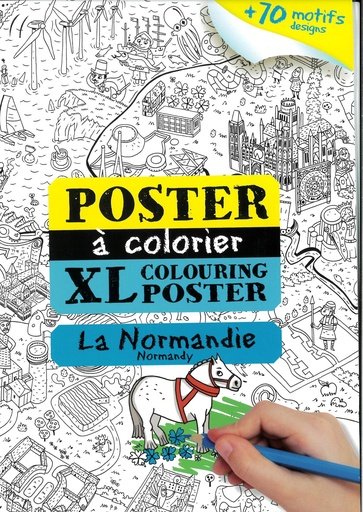 [LPB06] Poster à colorier XL La Normandie